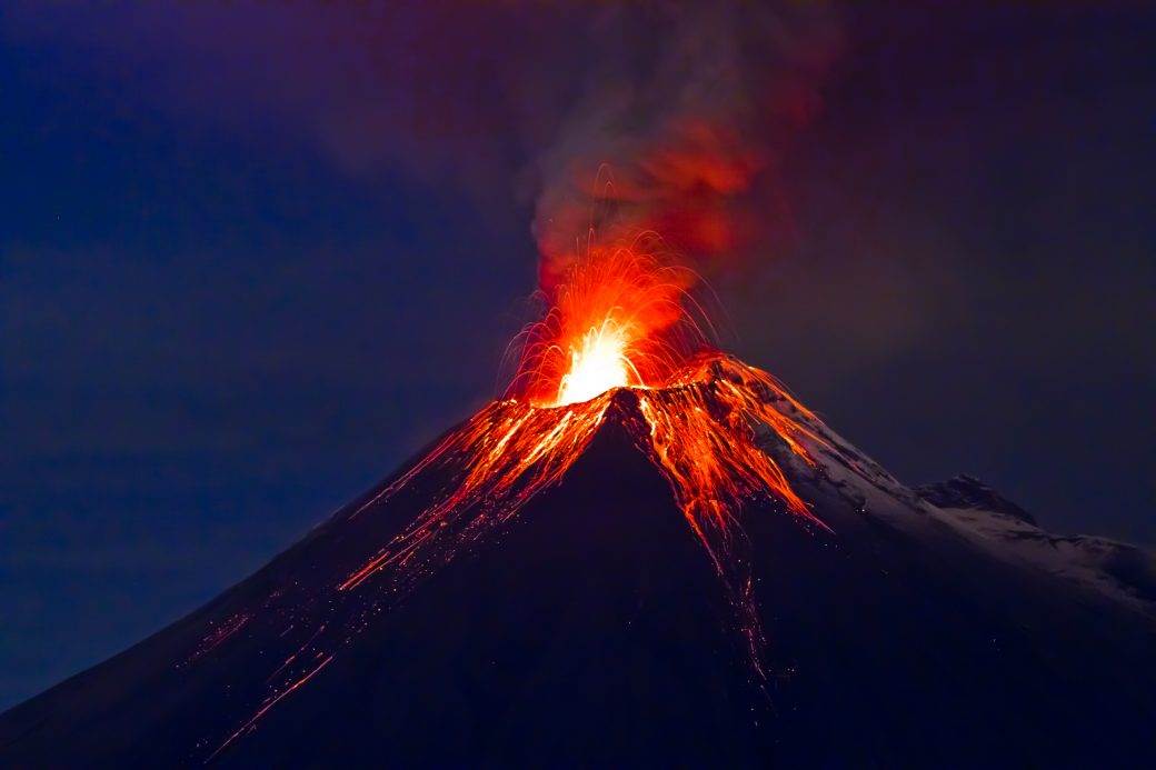 Erupcija vulkana na Kamčatki