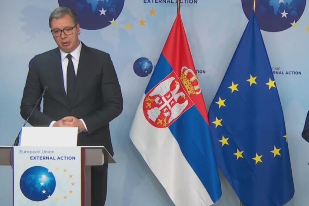 Vučić nakon sastanka sa Boreljom: Najbolja posjeta Briselu ikada, nastavak dijaloga 13. maja