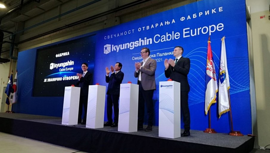Vučić na otvaranju kineske fabrike u Smederevskoj Palanci: Ovo je velika stvar za Srbiju