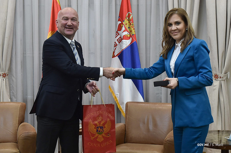 Bratić – Popović: Prirodno da saradnja Crne Gore i Srbije bude prijateljska i bratska