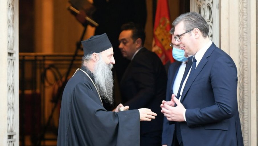 Vučić će danas ugostiti patrijarha i episkope na ručku u Klubu poslanika: Predsjednik sa vladikama o situaciji na KiM i položaju srpskog naroda