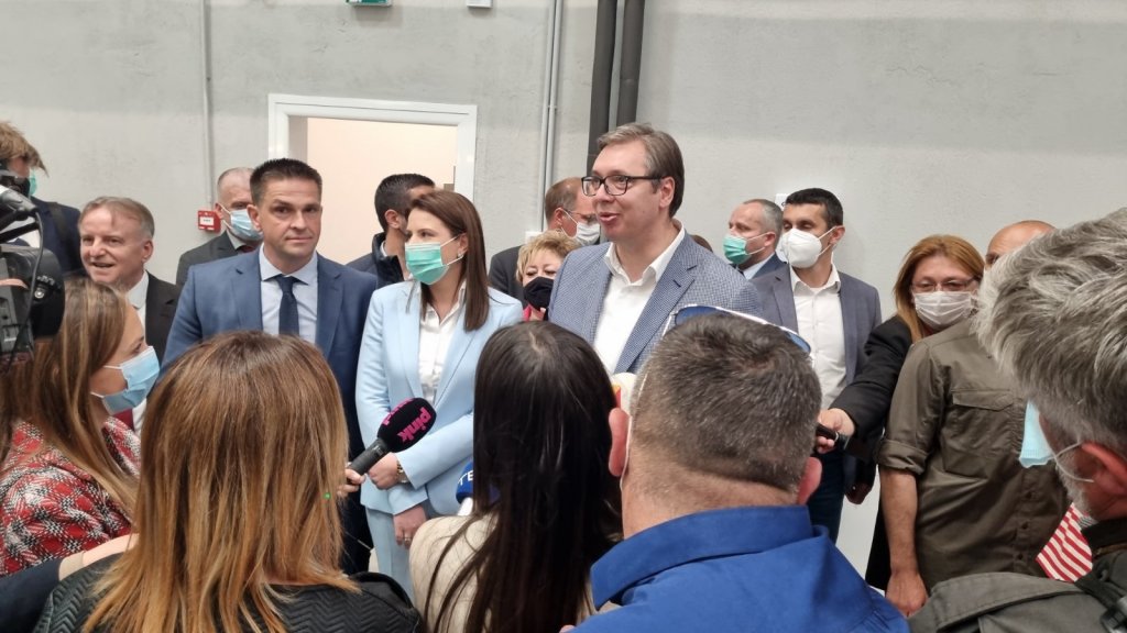 Vučić u Priboju otvorio njemačku fabriku