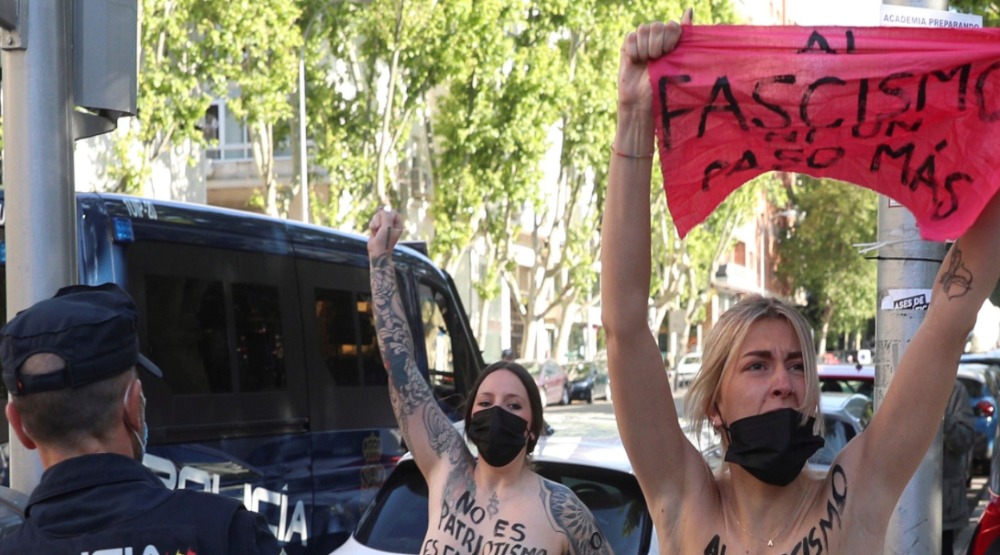 Feminiskinje u Madridu privedene zbog nereda