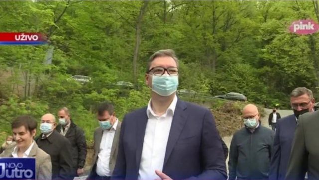 Predsjednik Srbije Aleksandar Vučić otvara radove na izgradnji Fruškogorskog koridora (VIDEO)