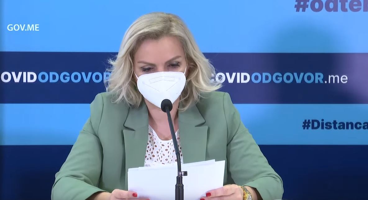 Borovinić Bojović: Prvom dozom vakcinisano 15 odsto odraslog stanovništva