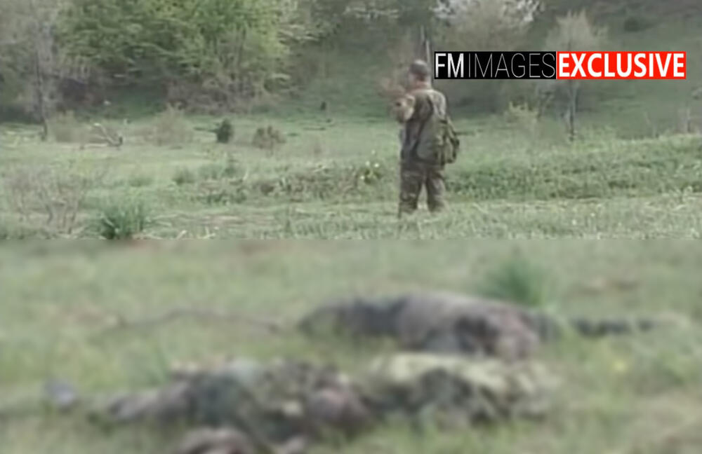 Šokantan snimak sa Košara: Teroristi OVK-a se snimali dok stoje na tijelima ubijenih srpskih vojnika!