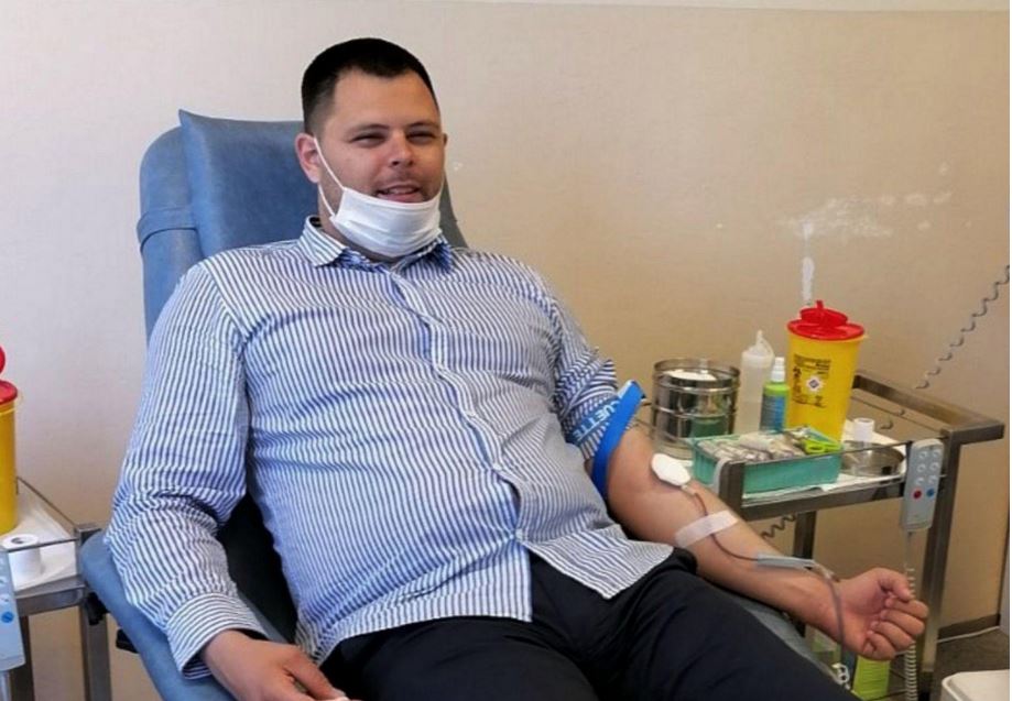 Akcija u Nikšiću: Kovačević i Vuković dobrovoljno dali krv