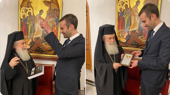 Spajić sa jerusalimskim Patrijarhom: Primio sam blagoslov za Crnu Goru i njen narod