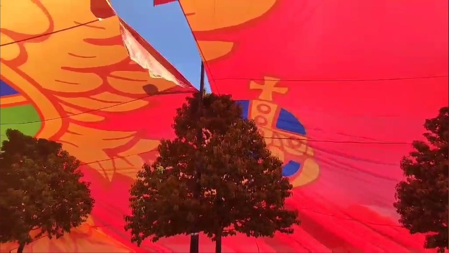 Ne da im se: Patriote pocijepale crnogorsku zastavu (VIDEO)