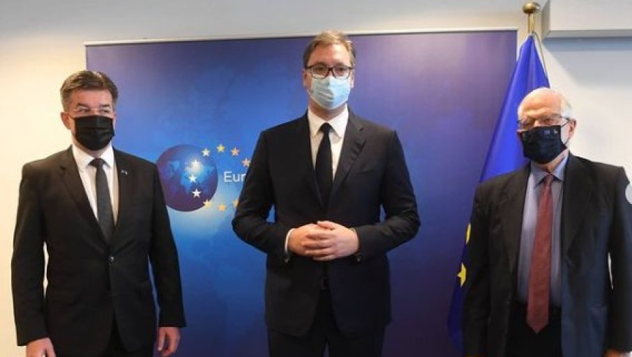 Predsjednik Vučić se sastao sa Boreljom i Lajčakom: Dijalog je važan, Srbija je najvažnija!