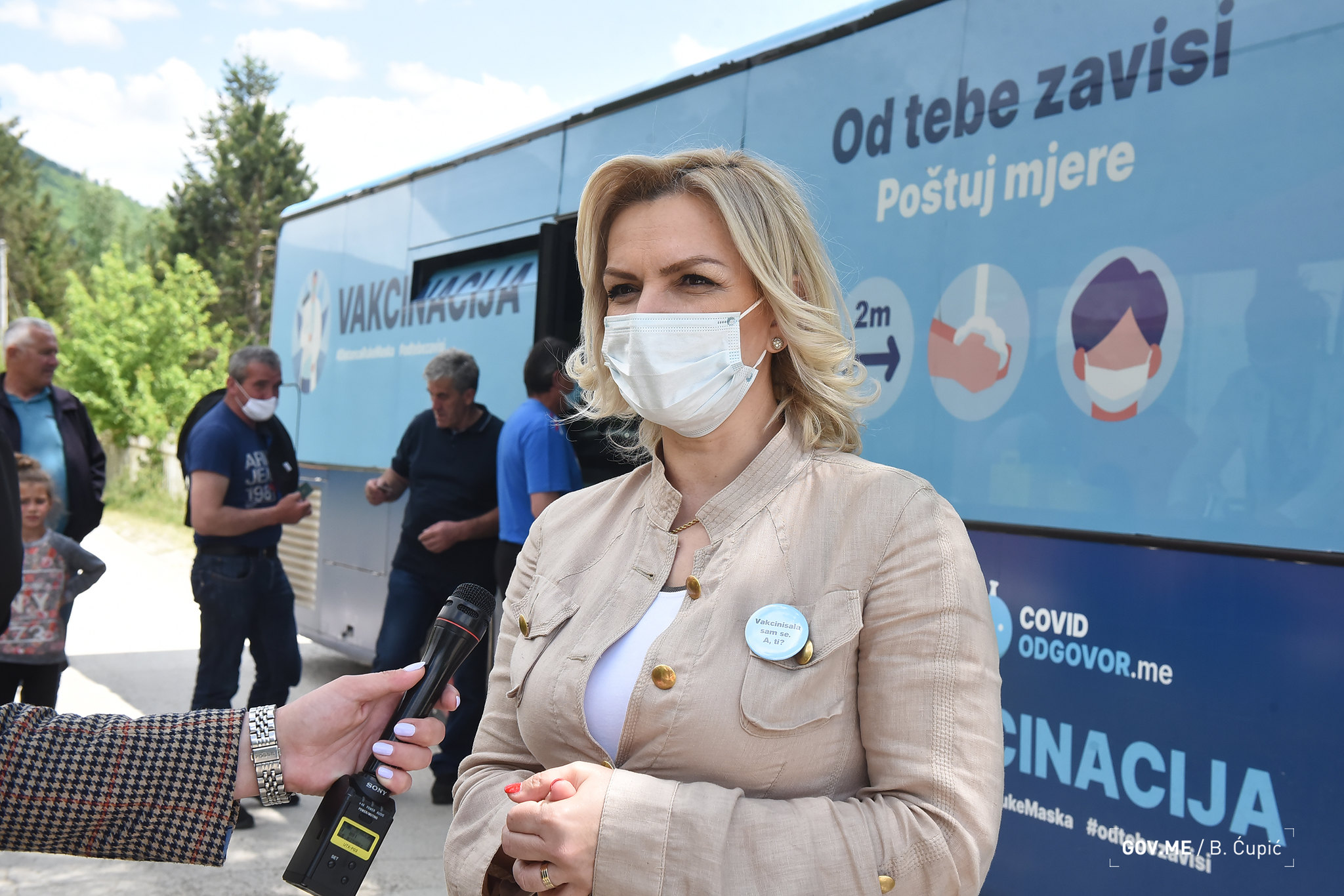 Mojkovačko selo Prošćenje protiv korone: Ministarka zdravlja lično nadzirala vakcinaciju