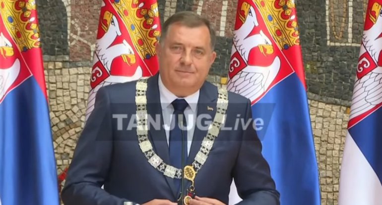 Ordenom Republike Srbije odlikovan Dodik