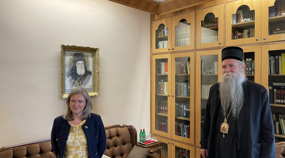Mitropolit Joanikije se sastao sa ambasadorima Velike Britanije i Italije