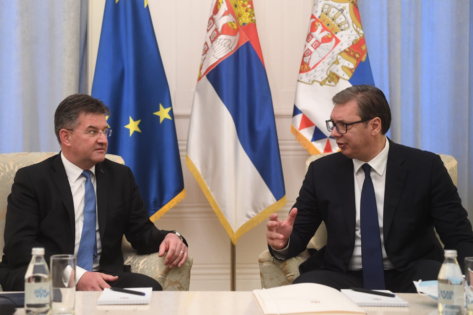 Vučić sa Lajčakom: Cilj unapređenje odnosa