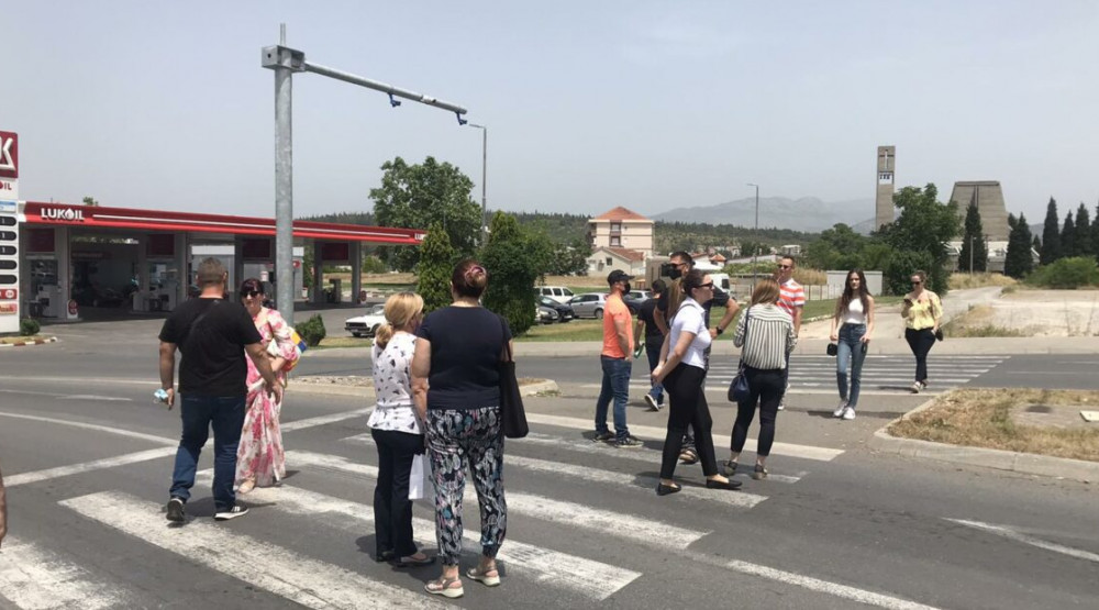 Nastavak protesta: Mještani blokirali kružni tok na Starom aerodoromu