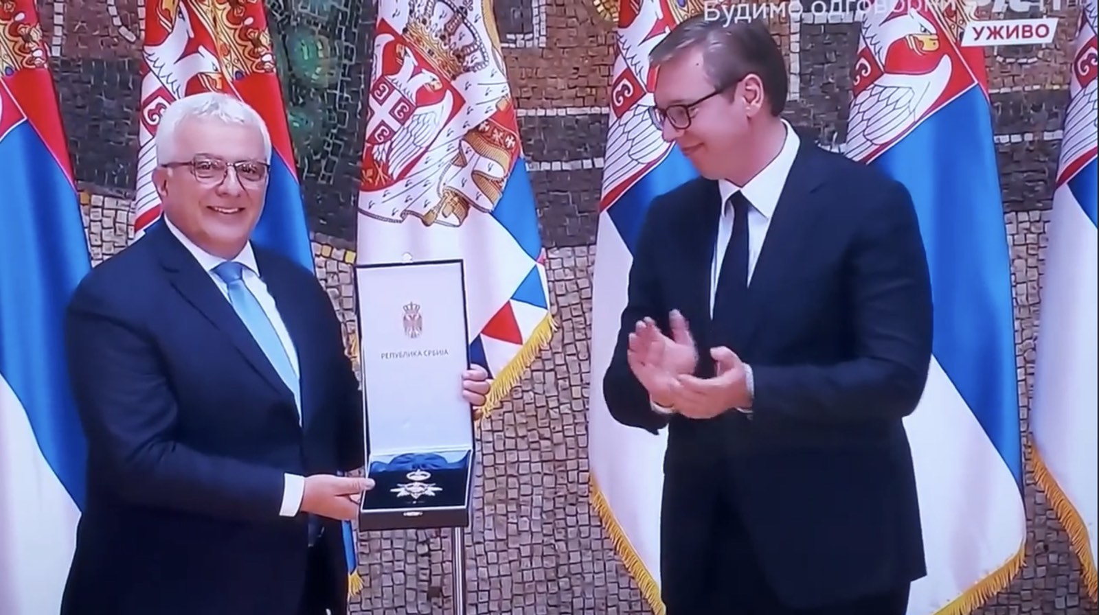 Od države Srbije: Andrija Mandić dobio orden Srpske zastave prvog stepena!