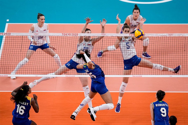 Odbojkašice Srbije poražene od Brazila