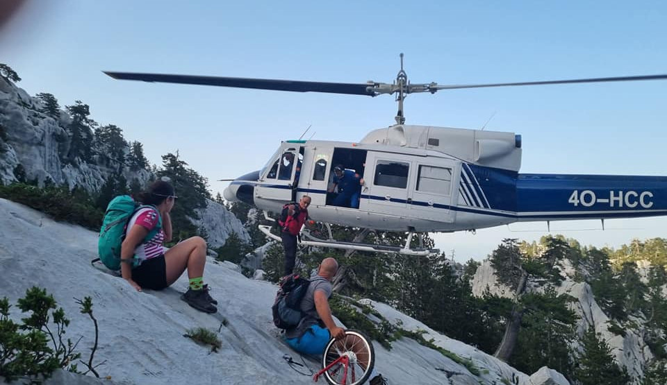 Spašena povrijeđena ženska osoba na Maganiku