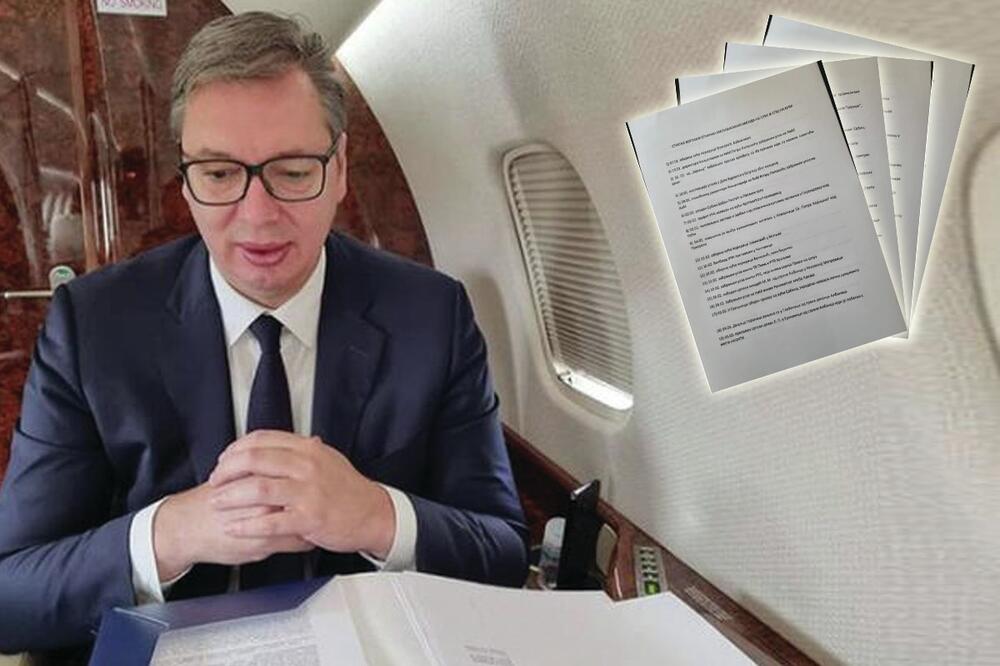 Vučić u Briselu pokazao Kurtiju i EU spisak i fotografije incidenata i napada na Srbe na Kosovu u 2021.