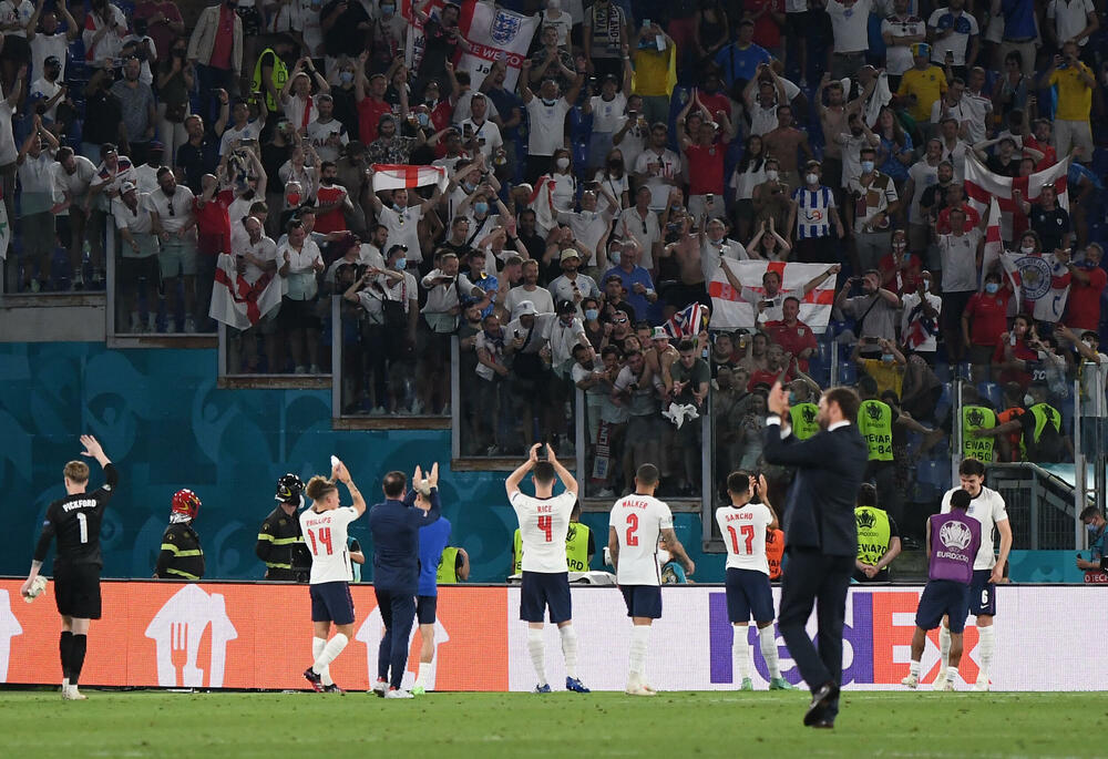 Fudbal se vraća kući: Engleska demolirala Ukrajinu za prolaz u polufinale Evropskog prvenstva