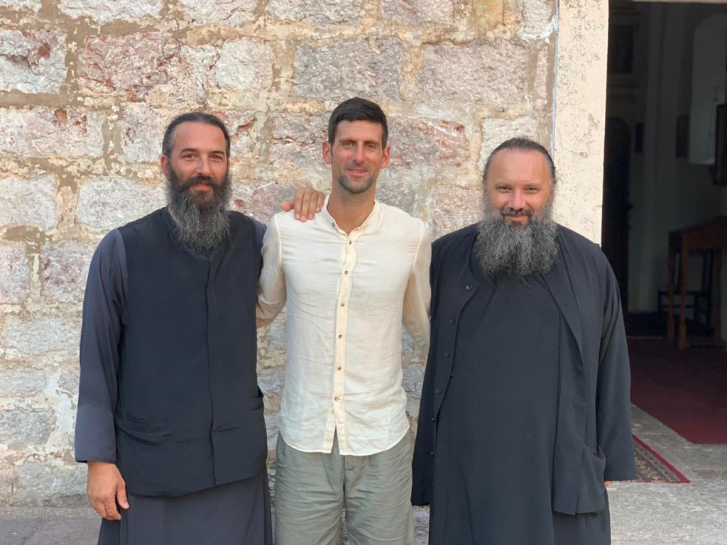 U okviru posjete Crnoj Gori: Novak Đoković obišao crkvu u kojoj se vjenčao