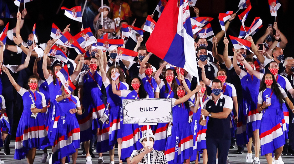 Srpski olimpijski tim, predvođen Fillipom Filipovićem i Sonjom Vasić, prodefilovao na svečanom otvaranju Olimpijskih igara