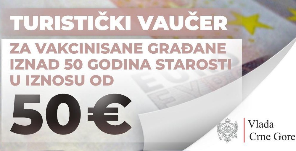 Za vakcinisane u julu starije od 50 godina turistički vaučer od 50 evra