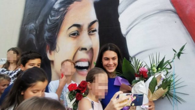 Milica Mandić dobila mural u naselju Stepa Stepanović (FOTO)