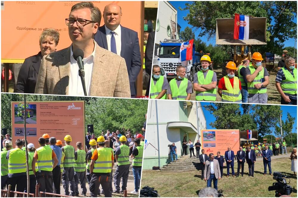 Vučić najavio novi pogon u kompaniji Jumko: Biće gotovo za 2 mjeseca, da obnovimo sve što je uništeno