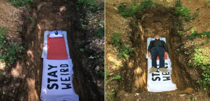 Na fakultetu iskopan grob u kojem studenti mogu da leže i razmišljaju o životu