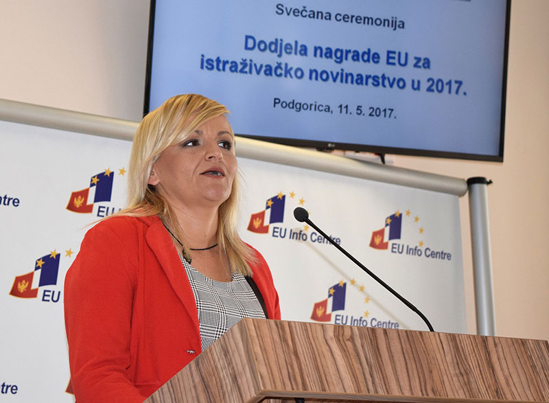 Policija uz novinarku „Vijesti“ 24 časa