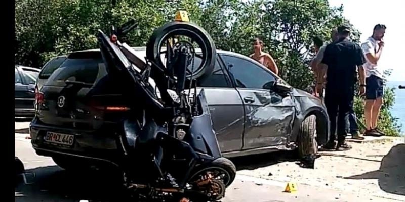 Udes na putu Sutomore-Bar: Motociklista se zakucao u automobil