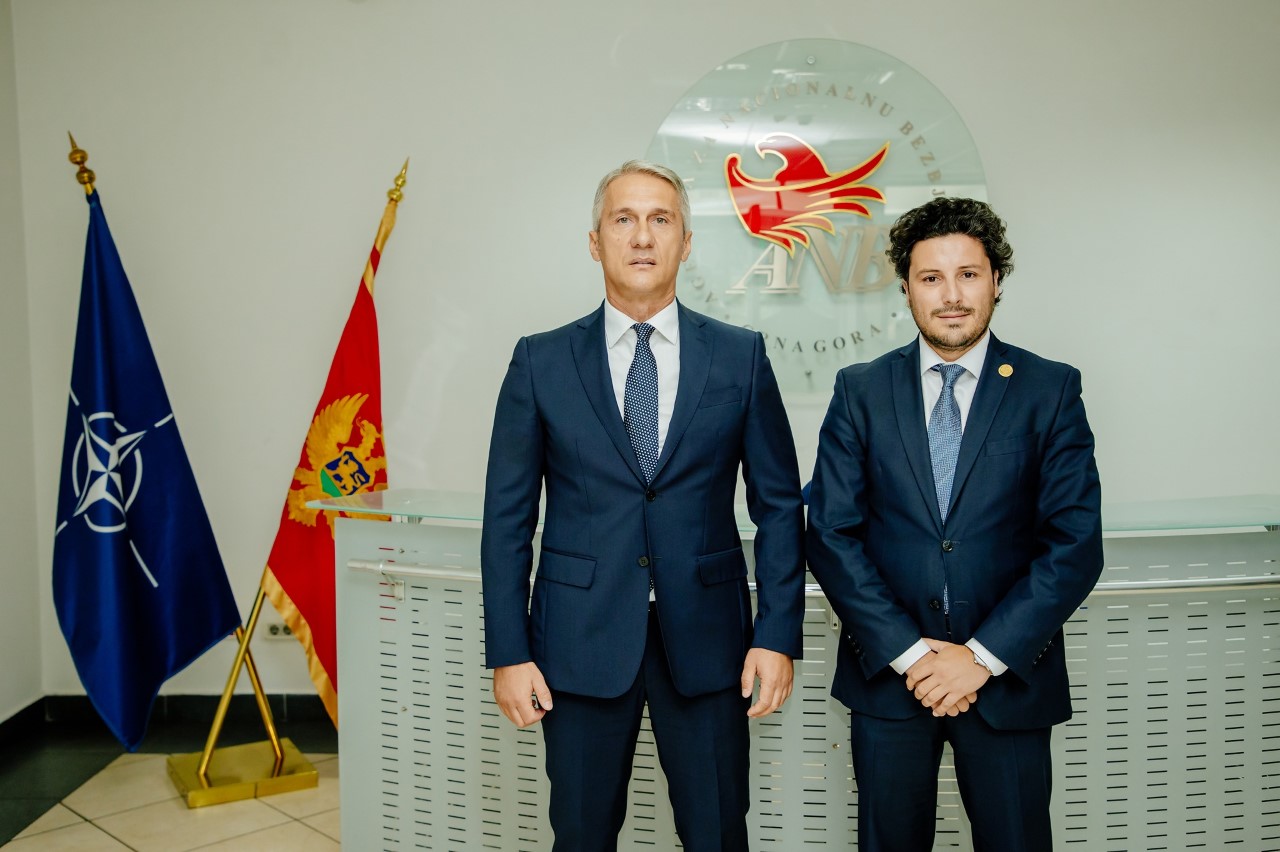 Abazović sa Vukšićem: ANB posvećena zaštiti nacionalnih interesa Crne Gore