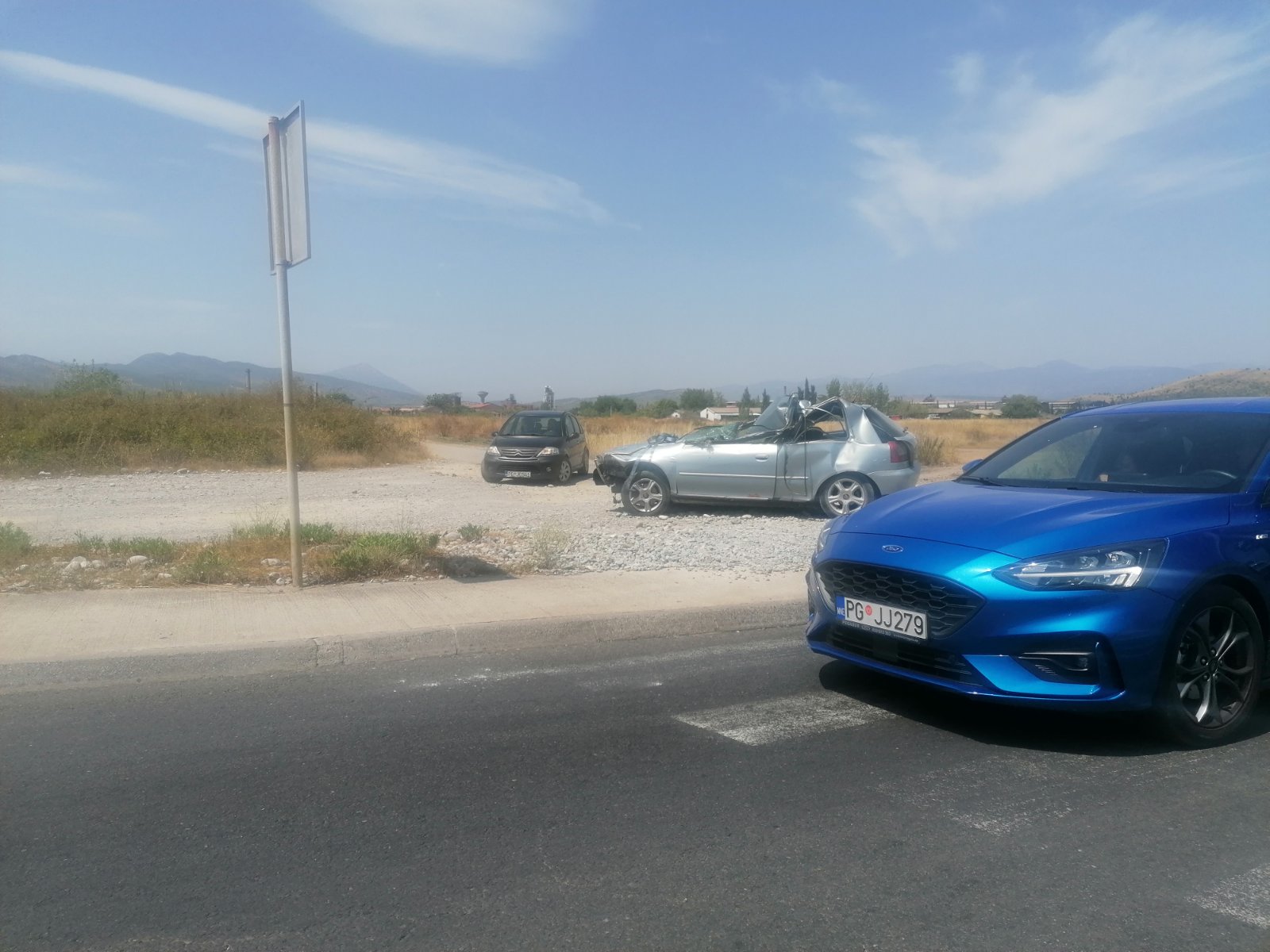 Podgorica: Tri osobe povrijeđene u udesu kod KAP-a