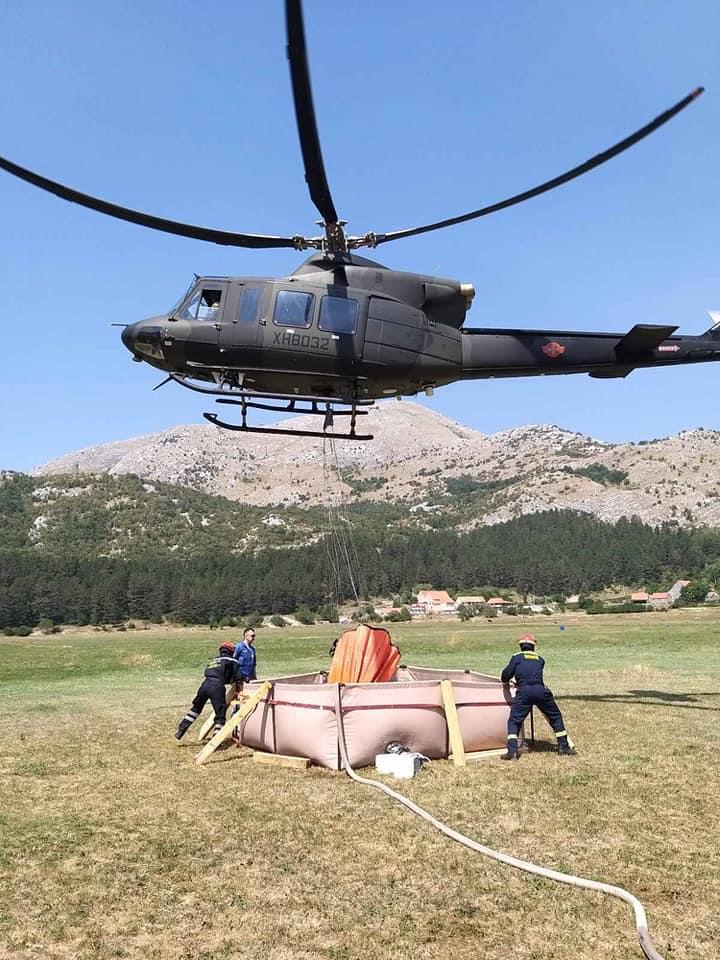 Bešović: Dotjerali smo bazen iz Podgorice iz kojeg su helikopteri ugasili požar u Njegušima!