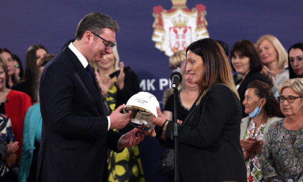 Vučić: Žene rudari su naše junakinje i heroine