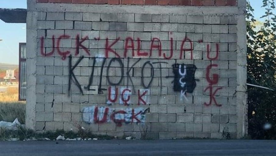 Novi udar na Srbe na Kosmetu: Osvanuo grafit „UČK“ na kući u Klokotu