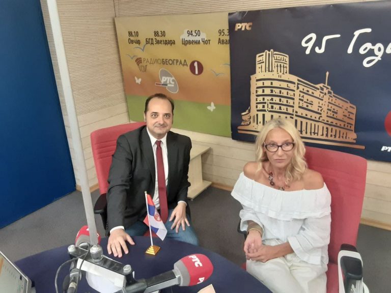 Raković za Radio Beograd: Težiti državnom jedinstvu Srbije, Crne Gore i Srpske