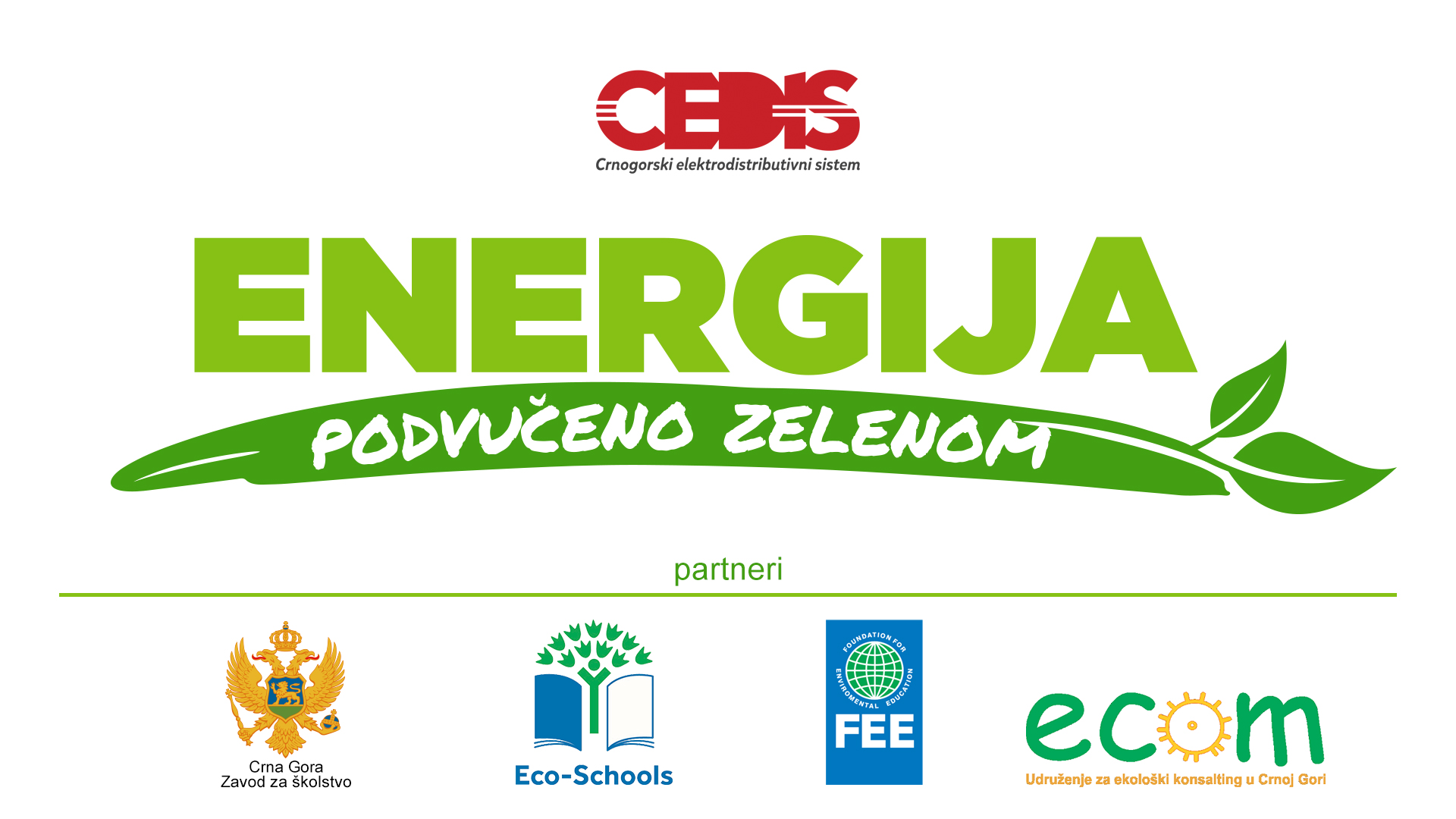 CEDIS: Raspisan konkurs za projekat „Energija podvučeno zelenom“