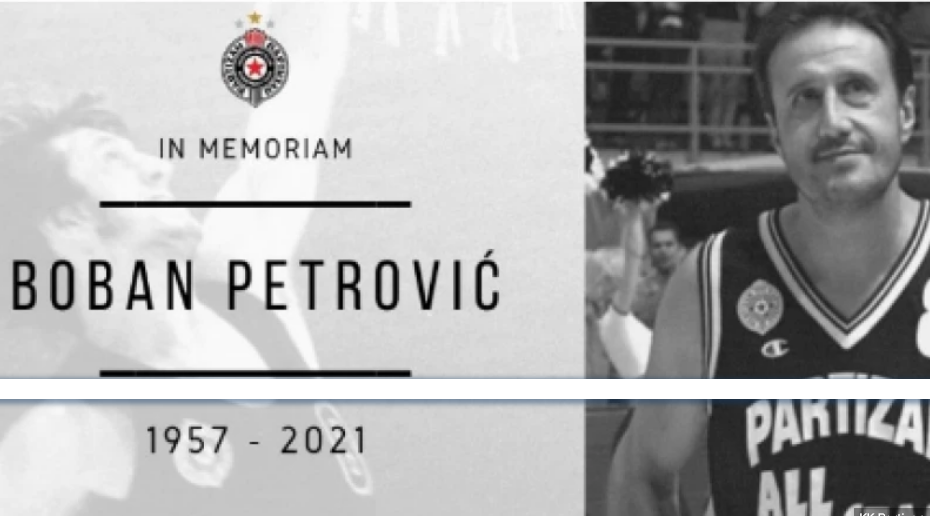 Tragedija: Preminuo legendarni košarkaš Partizana Boban Petrović
