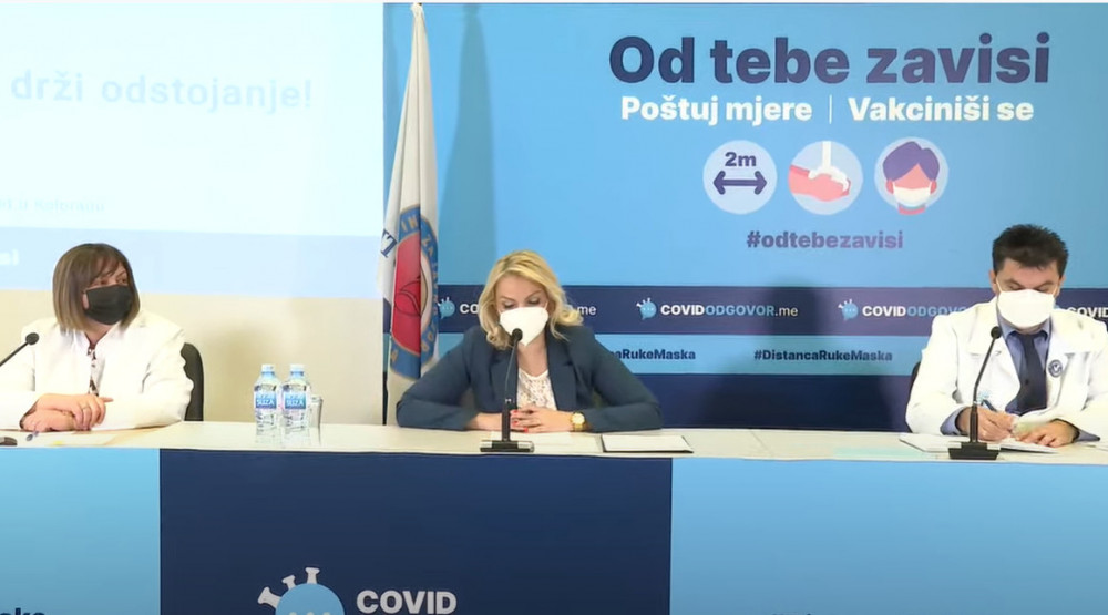 Borovinić Bojović: 86,5 odsto onih koji su preminuli od kovida nisu bili vakcinisani
