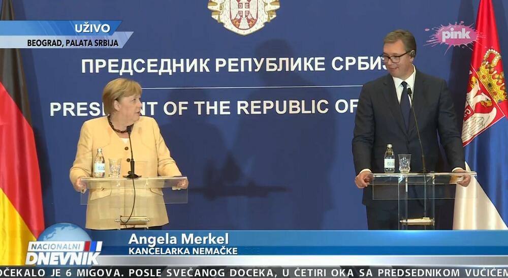 Vučić sa Merkel: Kompromisno rješenje i mir su jedino rješenje u dijalogu sa Prištinom!