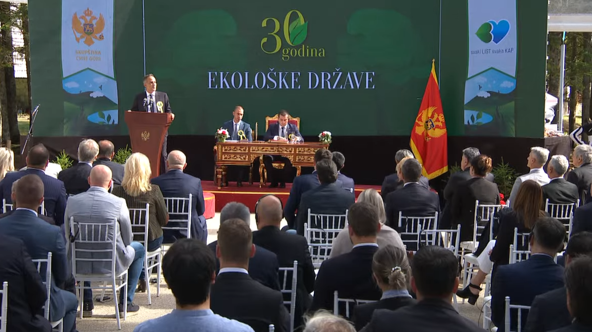 Počela posebna sjednica povodom 30 godina od proglašenja Crne Gore ekološkom državom
