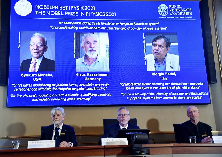 Nagrađeni naučnici: Nobel za doprinos razumijevanju složenih fizičkih sistema