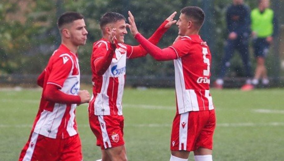Zvezda ubjedljiva u vječitom derbiju: Crveno-beli kadeti raspucani protiv Partizana