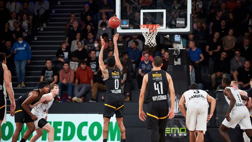 Šutersko predavanje, pa nesmotreno opuštanje: Partizan slavio u Hamburgu uz 61 poen za poluvrijeme