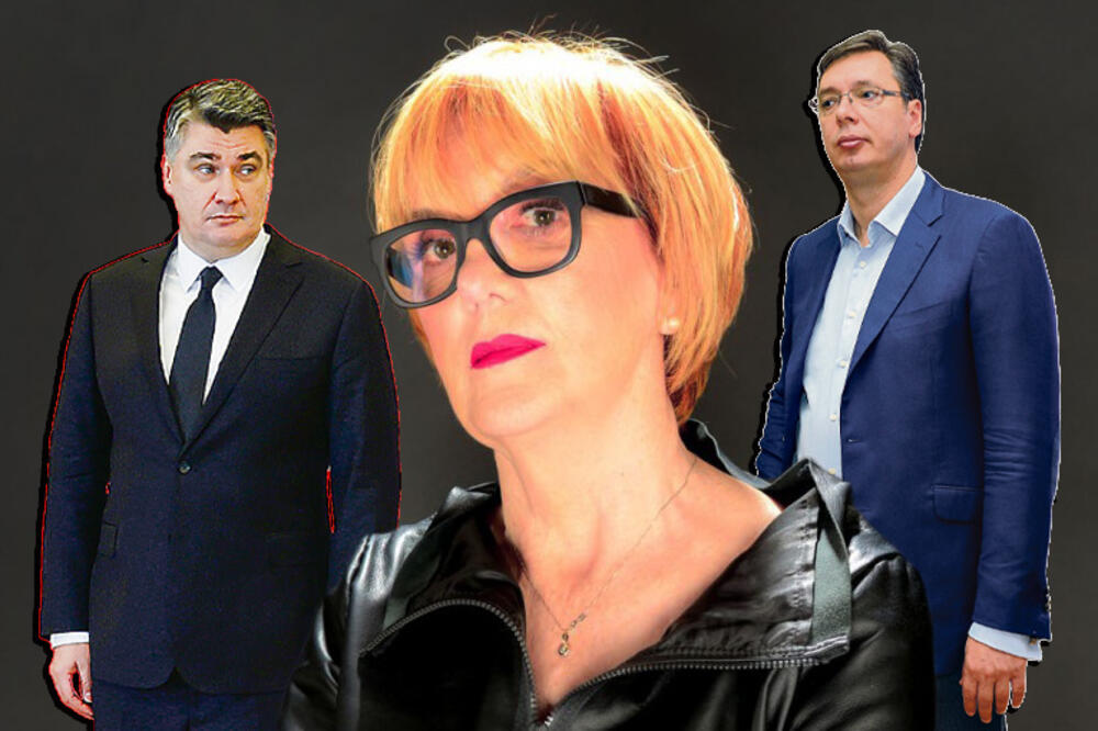 Hrvatska književnica Vedrana Rudan:  Vučić je žilav, tvrd orah, Milanović je dvorska luda na dvoru bez kralja!