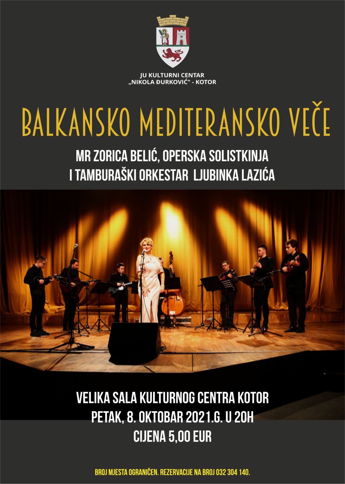 „Balkansko mediteransko veče“ u kotorskom Kulturnom centru „Nikola Đurković“