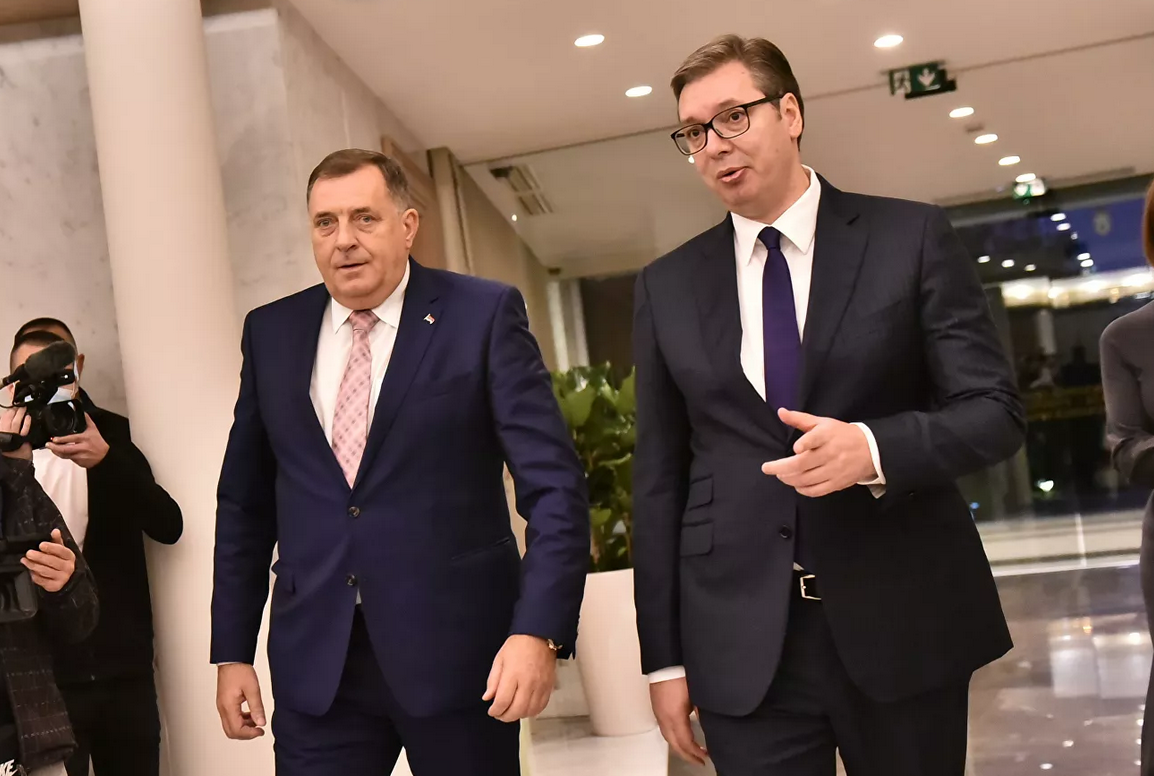 Počeo sastanak Vučića i Dodika; Tema je politički razvoj situacije u BiH