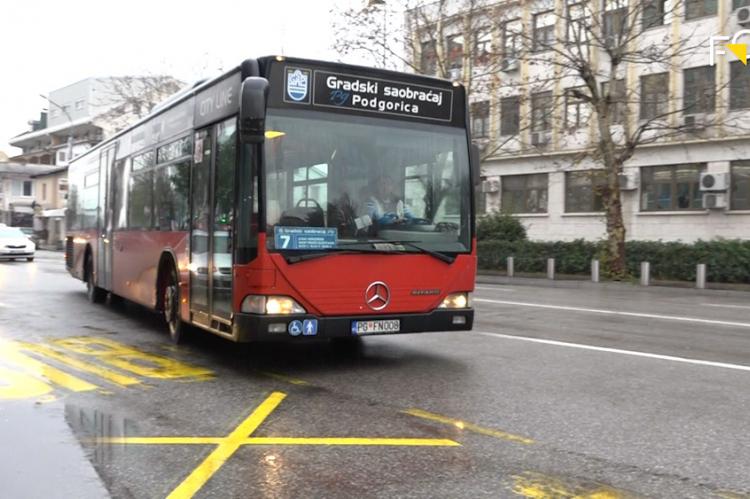 Cijena autobuske karte u Podgorici ostaje 90 centi